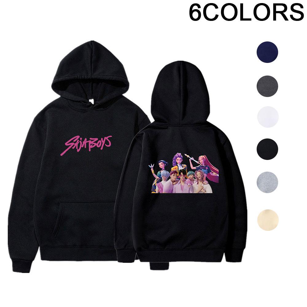 Men’s KPOP Anime Hoodie Running Sport Sweatshirts Pullovers Hoody Sweatshirt Male Hip Hop Streetwear Daily Tops Fall Winter