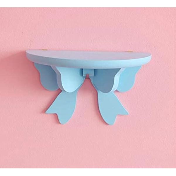 NAA Kawaii Wood Floating Shelf Kawaii Wall Decor Kawaii Room Decor Kawaii Pink Room Décor, Pastel Pink