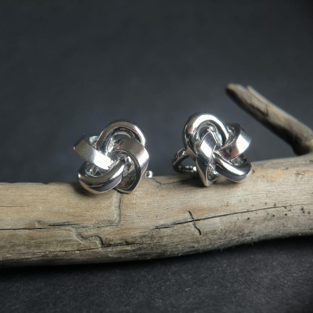 Silver Earrings Without Stones (2192756)