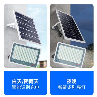 Projecteur Solaire LED IP66 Bleu Rêve Lumières Extérieures Super Lumineux Haute Puissance Étanche Induction Intérieure et Extérieure Lampes Domestiques