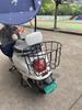 Large Capacity Metal Rear Basket with Backrest for E-bike Helmet and Backpack Storage
