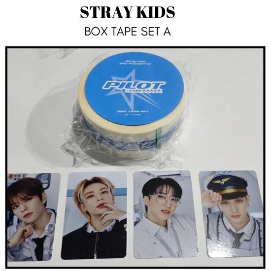 

Пилотный набор Stray Kids BOX TAPE и фотокарточек: Для 5 звезд
