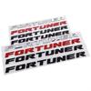 1pc 3D ABS FORTUNER Letters Emblem Stickers for Toyota Fortuner Car Front Hood Bonnet Grill Trunk Badge car Accessories