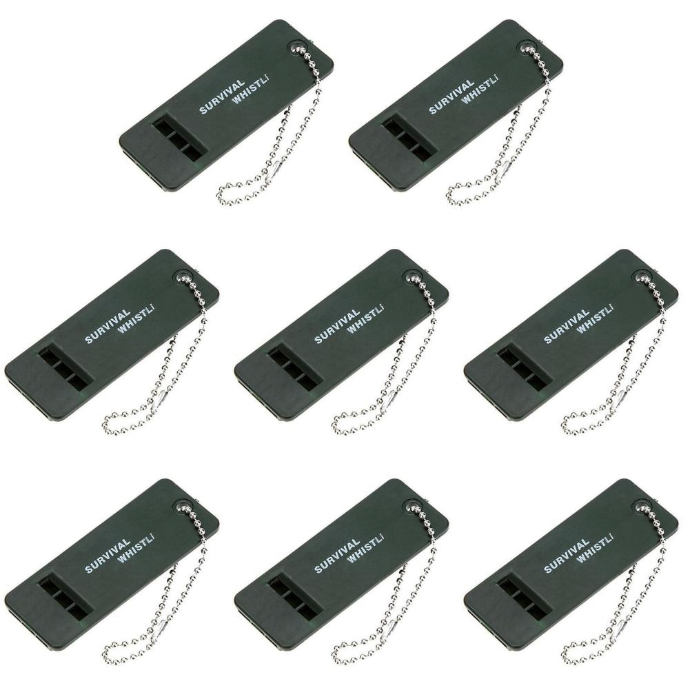 Notfall-Überlebenspfeife Hohe Dezibel Sicherheits-Mehrtonpfeife Rettungssignal Werkzeug für Camping Bergsteigen