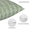 African Mudcloth Sage Green Pillowcase Polyester Linen Velvet Printed Zip Decor Throw Pillow Case Home Cushion Case