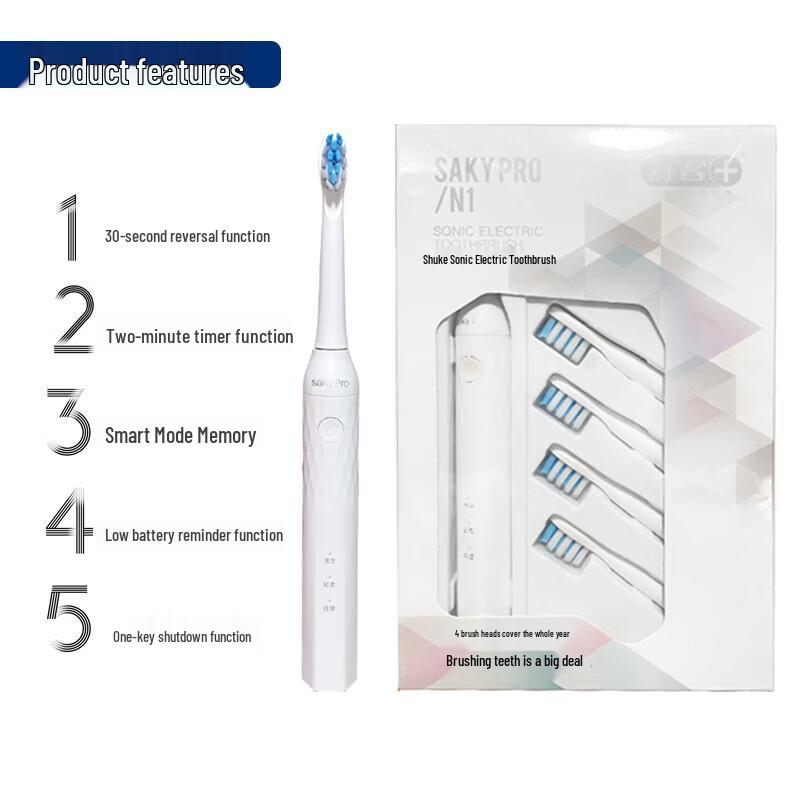 Saky Pro N1 Sonic Electric Toothbrush Set