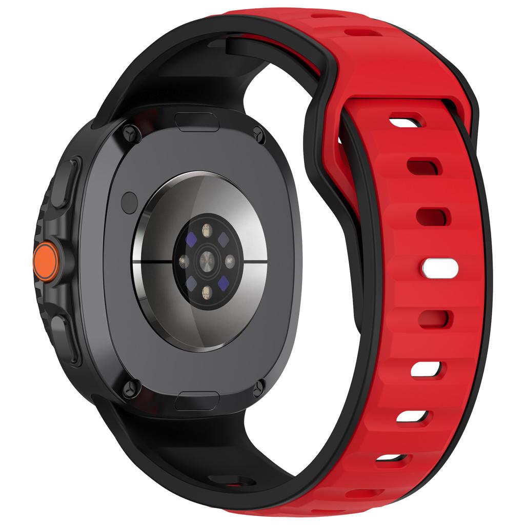 Sport Strap for Samsung Galaxy Watch 8/8 Classic Two-tone Elastic Silicone Band for Galaxy Watch8 40 44mm Smartwatch Accessories