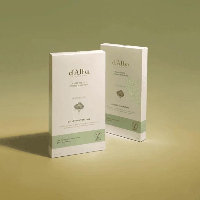 [d'Alba] White Truffle Double Mask Pack Calming & Hydrating 34.5g*8EA