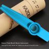 Durable Metal Kazoo Flute Mouth Music Instrument Accessory (Blue)