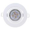 1/10PCS GU10 Downlights for Ceiling Round White Lamp Frame Recessed Spotlights Fitting MR16 Light Mounting Frame Trim Ring