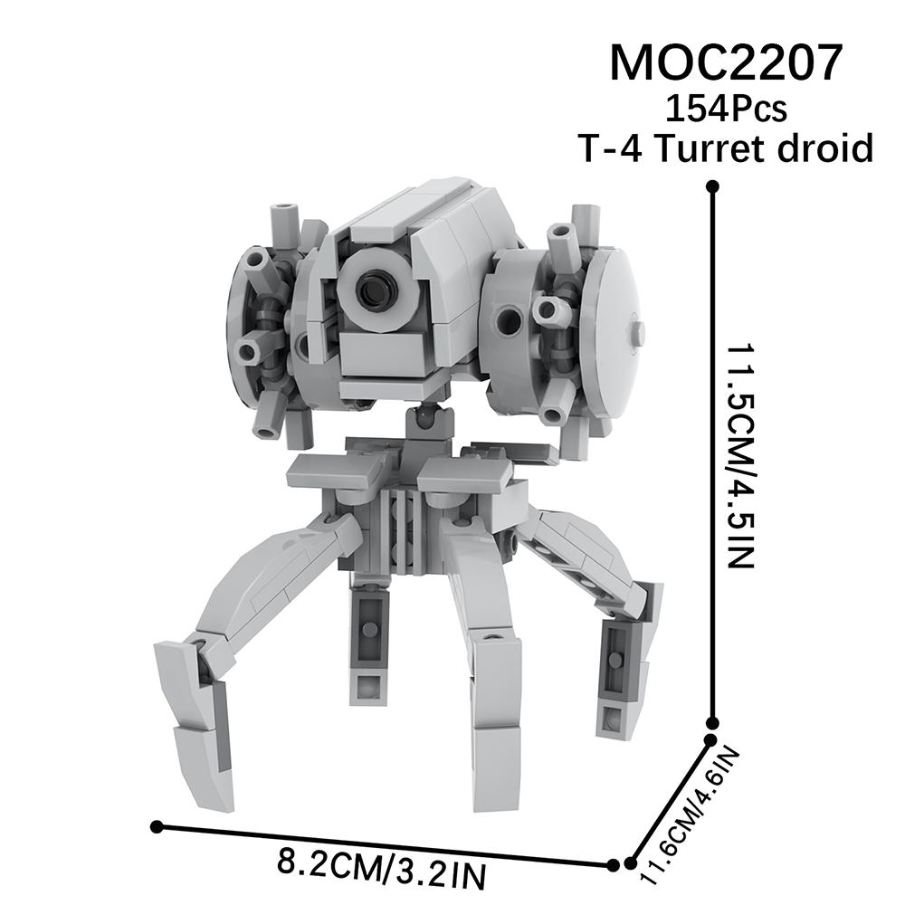 MOOXI Space Wars Series Robot Model MOC Brick DIY Diorama Adult Children Toys Building Block Set Montessori Gift Room Decoration