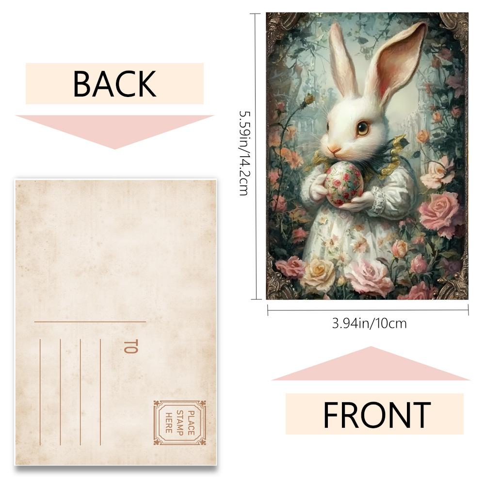 32pcs, Retro and Mysterious Postcards, Beautiful and Elegant, Roses, Clowns, Girls, Mailing Cards, Festival Cards