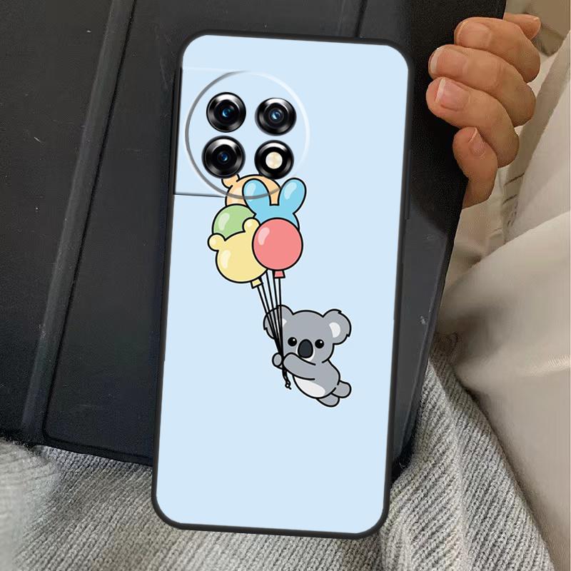Cartoon Painting Animal Koala Case For OnePlus 13R 12R 10R 13T 10T 8T 15 13 12 11 Nord CE 4 3 2 Lite N20 N30 Nord 5 Cover