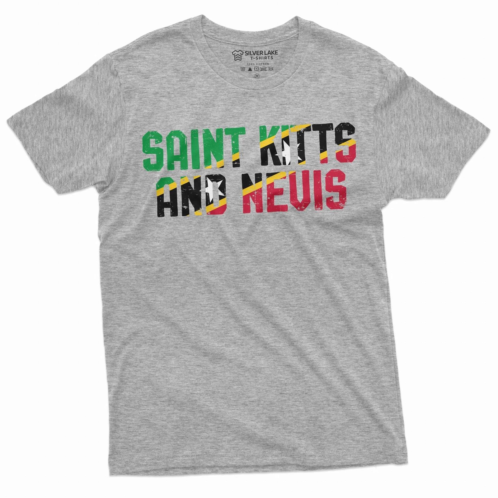 Mens Saint Kitts and Nevis T-shirt Federation of Saint Christopher and Nevis tee XXXXL