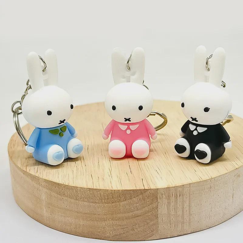 Klasická roztomilá klíčenka pro panenku Miffy - kreslený přívěsek na tašky a klíče od auta, ideální malý dárek