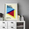 Bauhaus Exhibition Vintage Art Print Poster Vintage Oil Painting Wall Painting