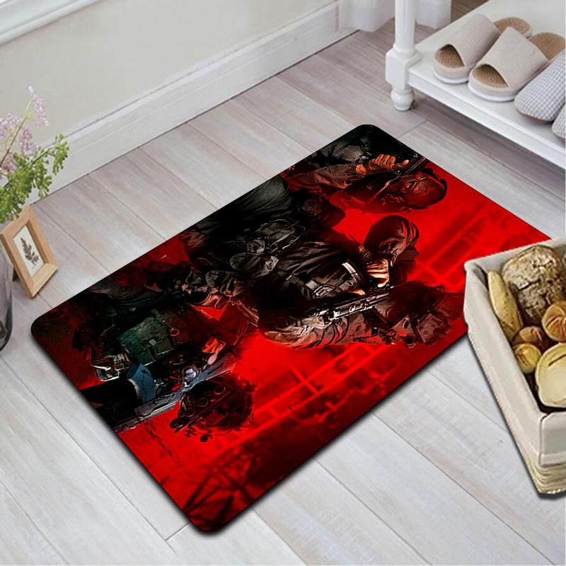 Gun-toting soldier Rug Floor Mat for Living Room or Bedroom Soft and Comfortable Carpet a Gift for Birthday and Holiday.MFF0918458