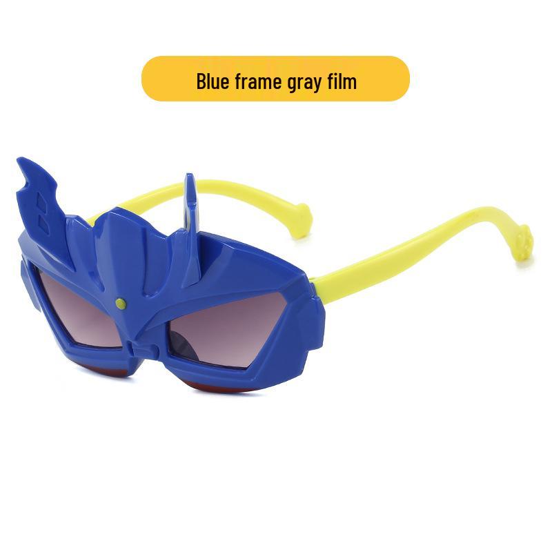 Neue Ultraman Jungen Mecha Trend Sonnenbrille - Stilvoller Sonnenschutz für Kinder