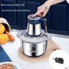 Household Stainless Steel Meat Grinder Multifunctional 1pc Cooking Machine Brake Vegetable Machine Family Meat Grinder High Powe