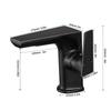 New Design Single-Hole Bathroom Sink Faucet Waterfall Water Tap with Brass Basin Mixer Ceramic Valve Core Sanitary Ware