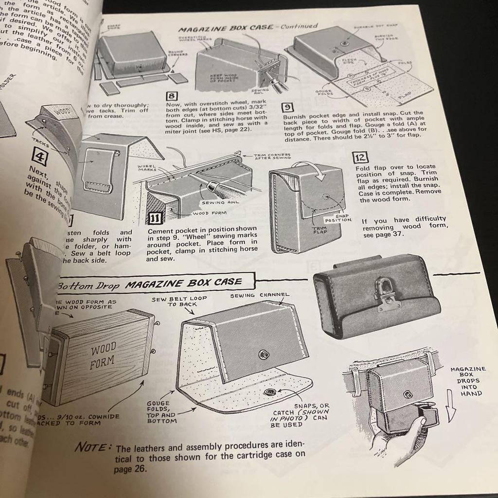 [USED] Making a foreign book leather case