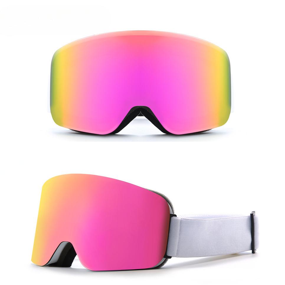 Skibrille Winter Schnee Snowboardbrille für Herren Damen Anti-Beschlag Ski Snowboard Brille für Erwachsene Anti-Beschlag UV400 Schutz Schneeskibrille