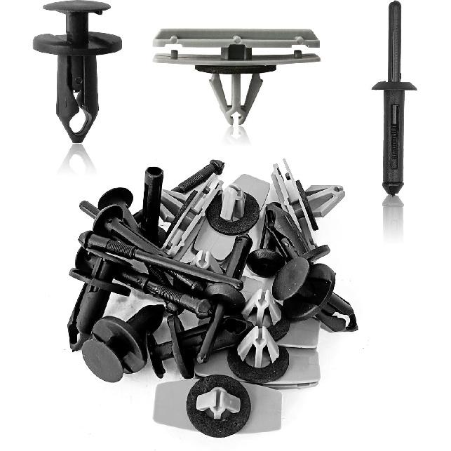 45pcs Bumper Shield Retainer Clip Wheel Fender Flare Clips Blind Rivet Rocker