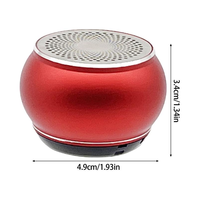 Mini Portable Bluetooth-compatible Speaker Wireless Speaker with Bass Sound Travel Speaker Wireless Pairing for Outdoor