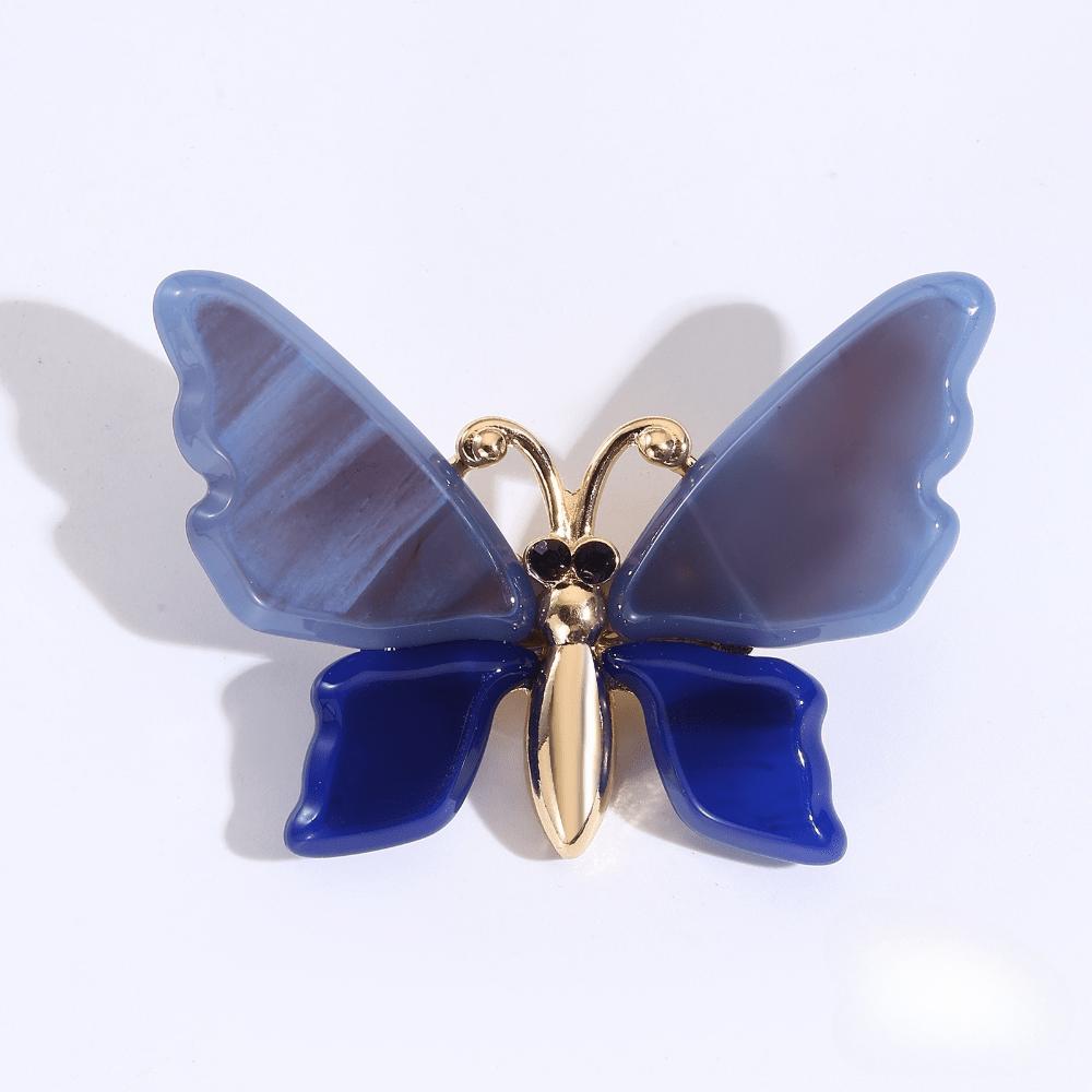 New Gradual Change Butterfly Brooch Female Anti-light Pin Versatile Coat Accessories