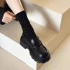 Popular Platform Loafers Women's 2025 Spring and Summer New Versatile Niche College Style Single Shoes Uniform Small Leather Shoes
