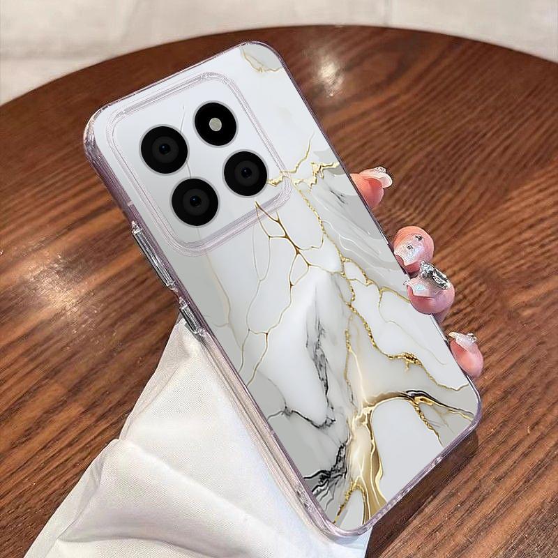 Marble Pattern Phone Case For Xiaomi Redmi Note 15 Pro 4G Funda Redmi Note 14 13 Pro 5G Clear TPU Silicone Soft Cover