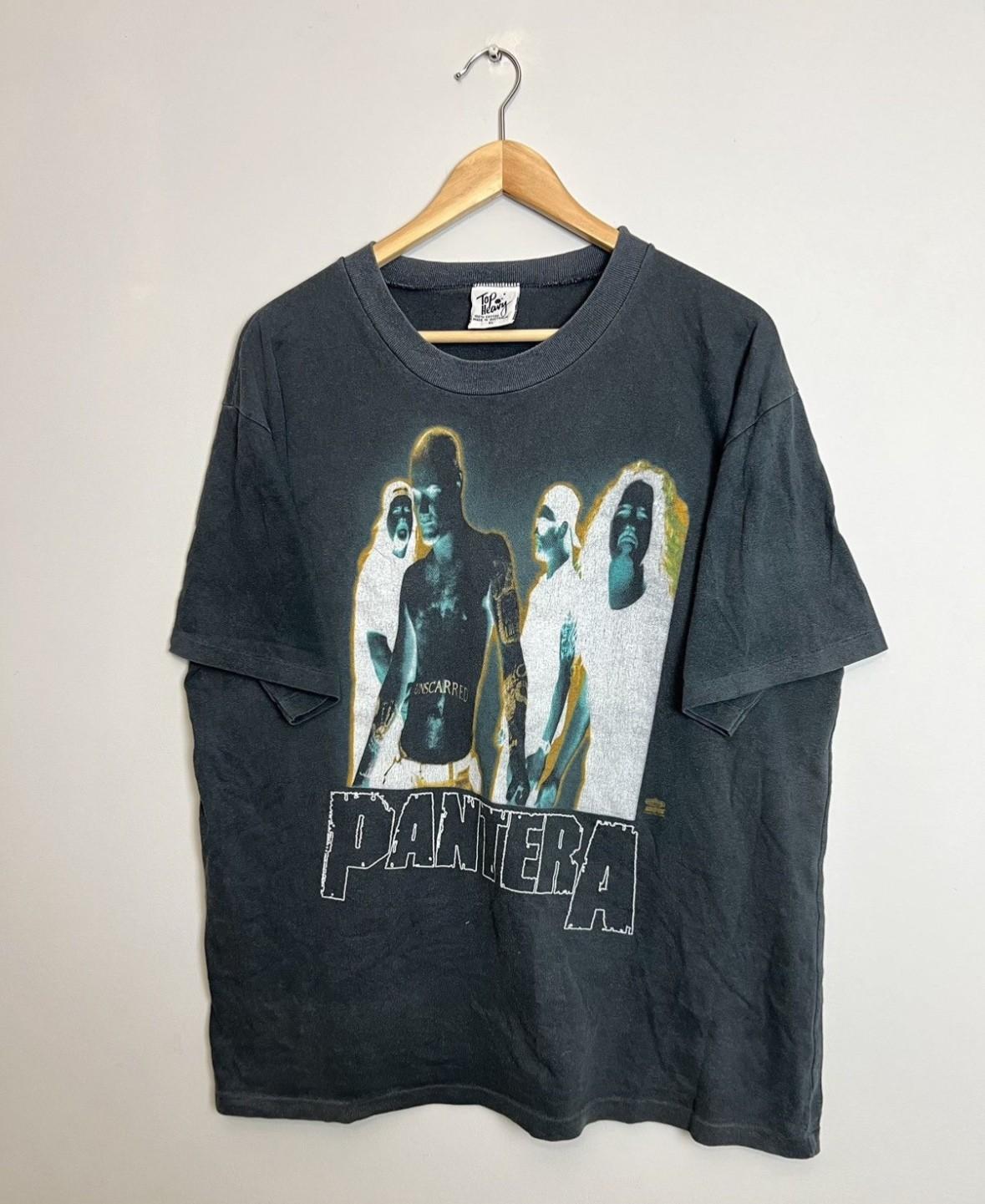 1993 Rare Vintage Pantera Tee Vulgar Metal Band Grail 90s Unisex T-Shirt XXXXL