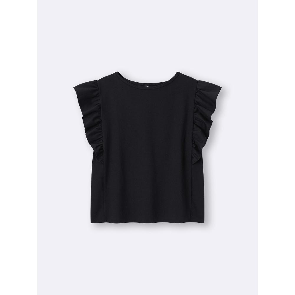 Gu By Uniqlo Dry Frill Sleeve Tee
