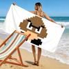 Goomba Print Beach Towel, Large Soft Quick Dry Towel for Beach Camping Swimming
