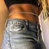 Summer Beach Punk Waist Belly Chain Belt for Women Alloy Dangle for Butterfly Decor Chain Dance Bikini Party Body Suppli