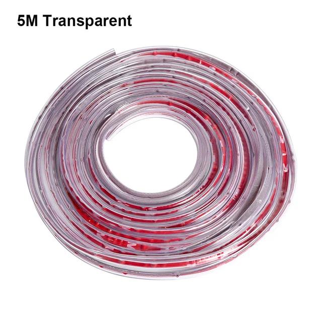 2/5/10M Car Door Protector U Type Universal Car Door Edge Guards Strip Rubber Moulding Sealing Scratch Protector Strip for Auto