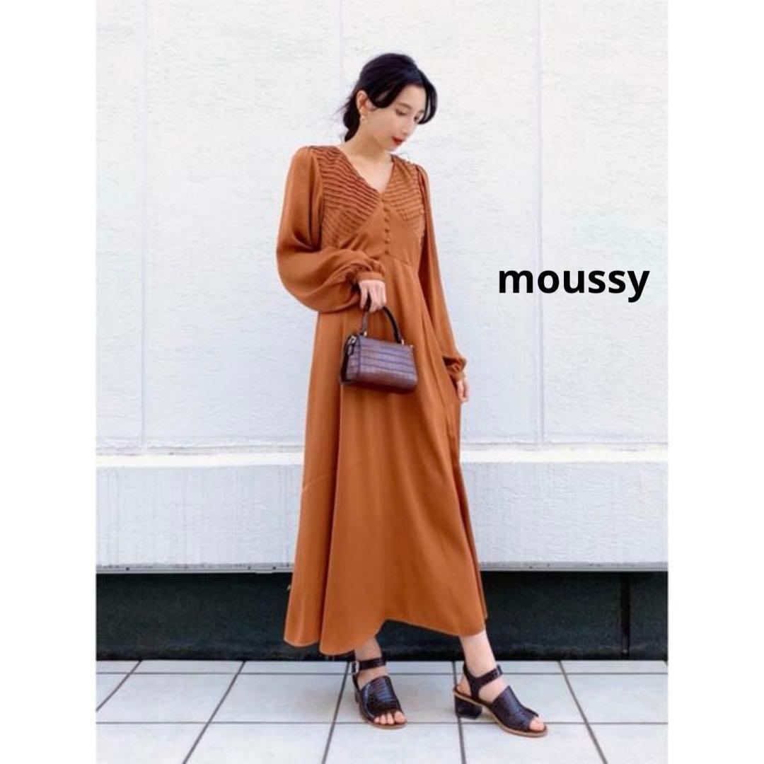 New moussy Vintage Satin Dress S Thick Dress