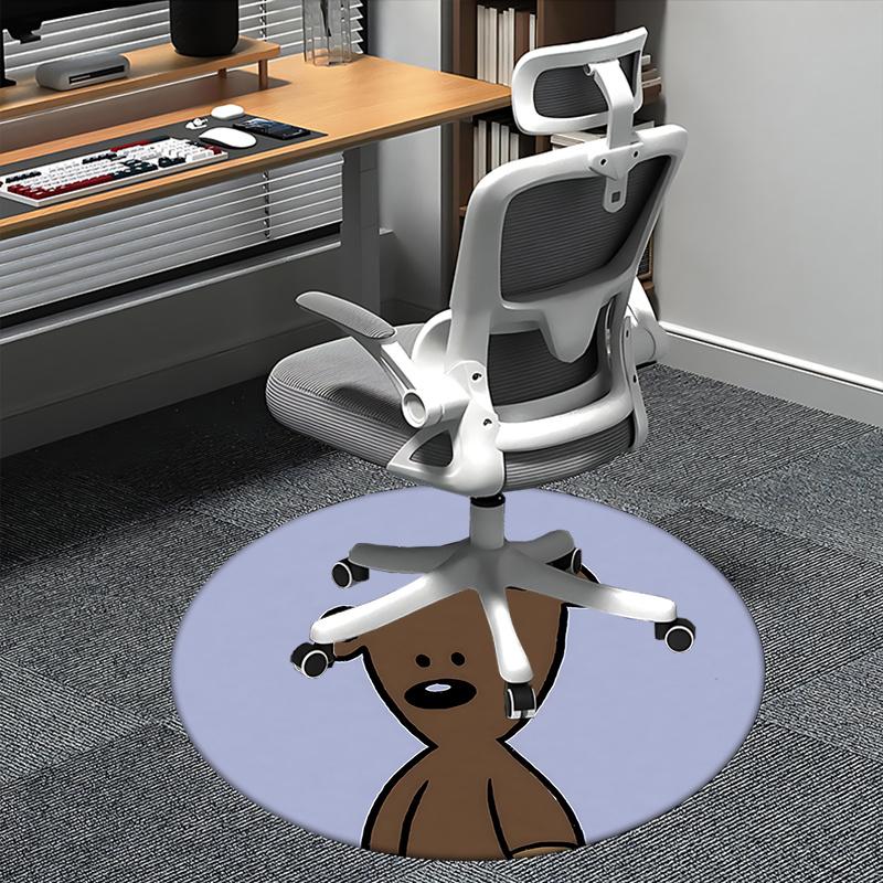 Round Carpet Chair Mat - Home Decor, Sofa Rug, Office Mat, Gift for Any Room0422b