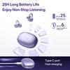 Lenovo LK6 Wireless Bluetooth Earphones Long Battery Life Sports Ear Clip Earbuds