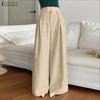 Womens Commute Casual Loose Print Wide Leg Pants