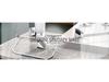 Zinc Alloy Multi-Hook Wall-Mounted Coat and Towel Rack for Kitchen and Bathroom