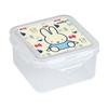 Lunch Box - - 13x13x7.5 Cm - Pastel Beige - Polyester - Zipper Closure - Capacity 5L