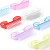 10Pcs Multi Functional Cleaning Brush, Nail Brush, Mixed Color Nail Brush, Hand Scrub, Dust Collector, Nail Art Manicure Tool