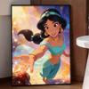 Disney Princess Jasmine Diamond Paint Painting Art Kit Handmade DIY5D Home Decor Gift