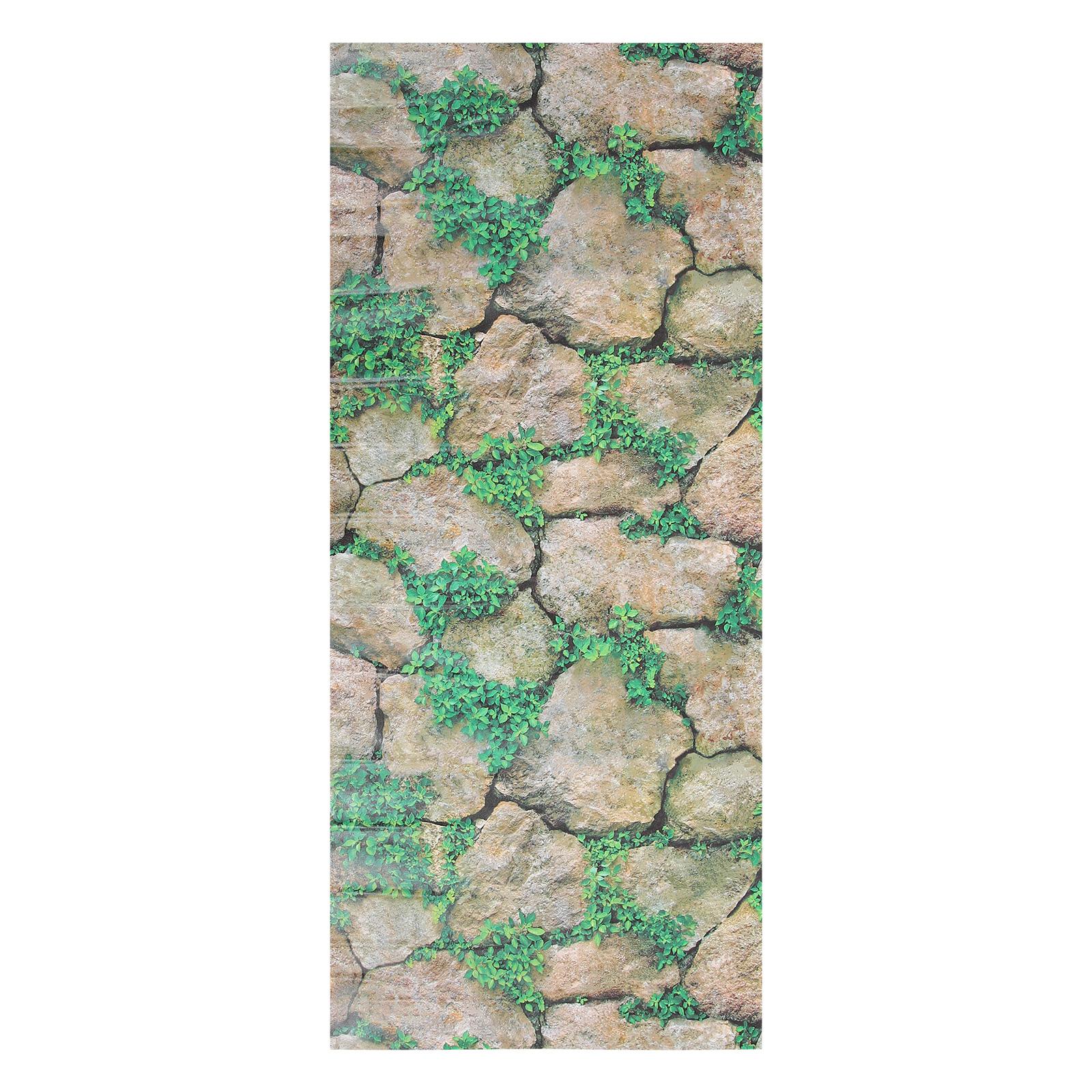 

Climbing Pet Reptile Tank Picture Terrarium Background Self-adhesive Rocks Decal Crawl 100X45X0.1CM