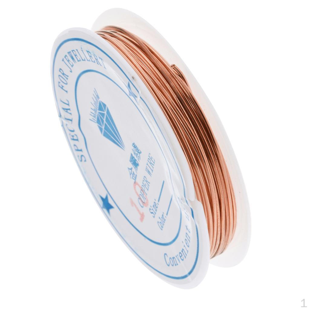 Roll Copper Wire String Cord Wrap Jewelry Findings For Beading Thread Supplies
