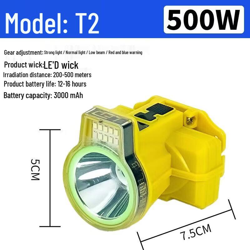 

Meng Pao T2-500W Rechargeable Fishing Headlamp