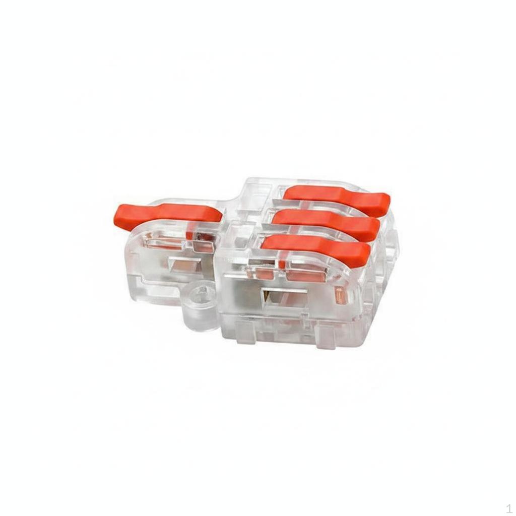 50 Pieces Quick Connect Wire Connector Easy Wiring Reusable Electrical Hardware