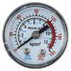 Air Compressor Hydraulic Fluid Pressure Gauge Male Thread Bottom