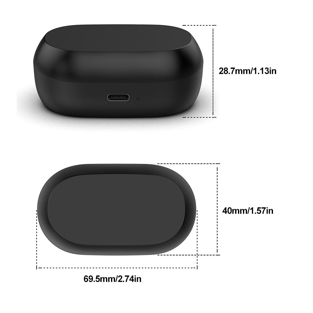 1/2Pcs Wireless Charging Case for Jabra Elite 7 Pro Earbuds Type-C Port Replacement Earphone Charger Box Cradle Dock Accessories